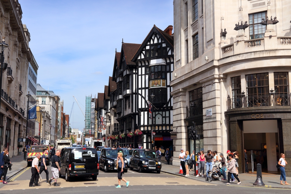 Great Marlborough Street in London UK.